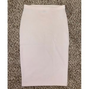 Blush Forever 21 Midi Skirt